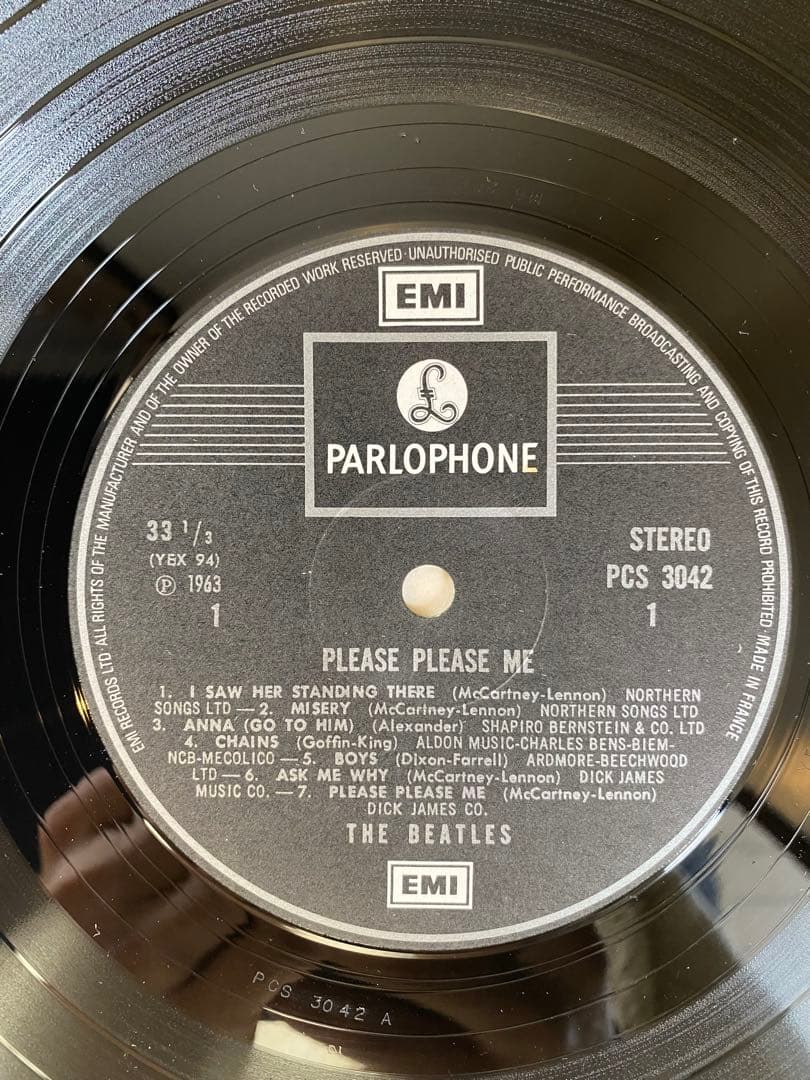【UK 再発盤】THE BEATLES PLEASE PLEASE ME LP