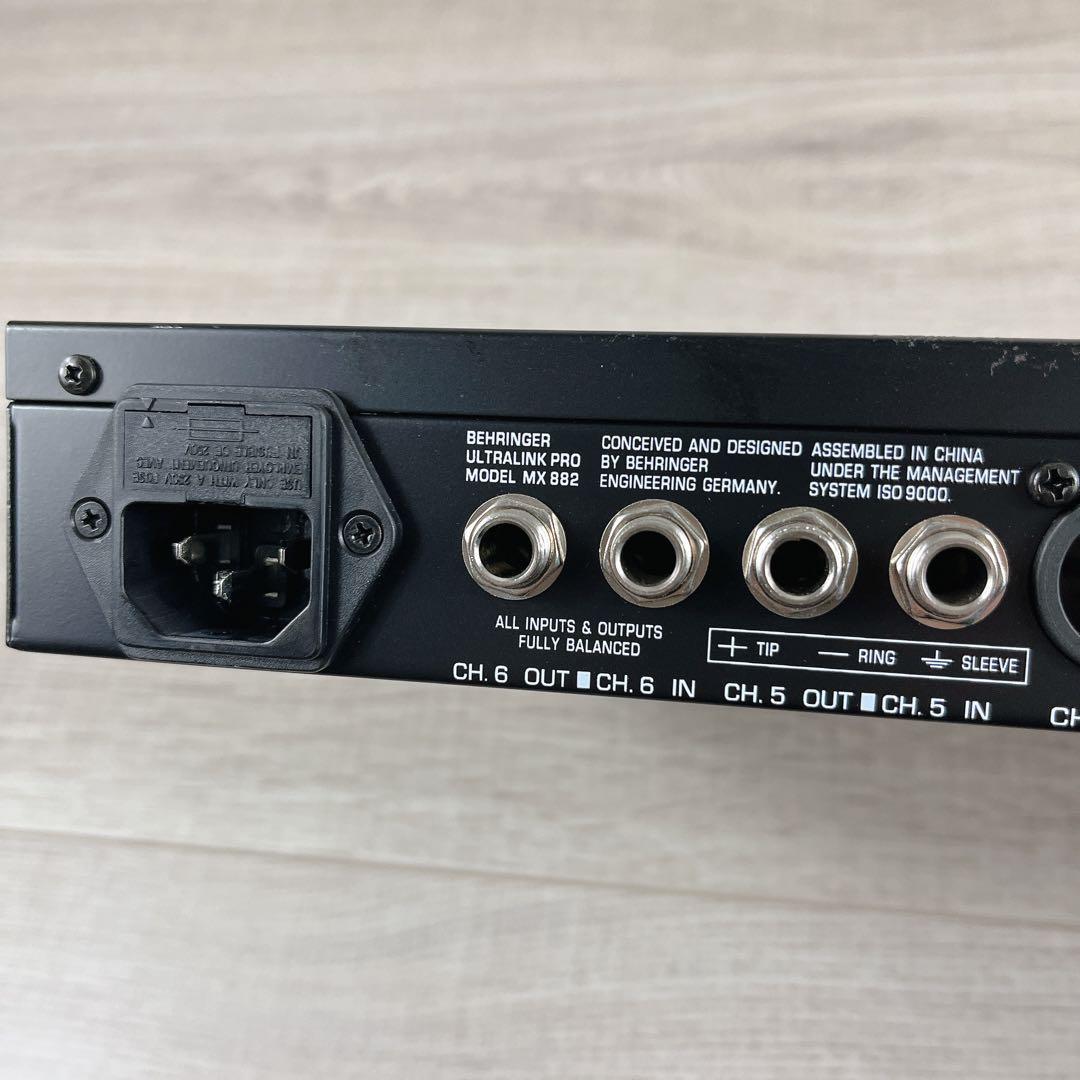 BEHRINGER MX882 スプリッター ミキサー ベリンガー　電源コード