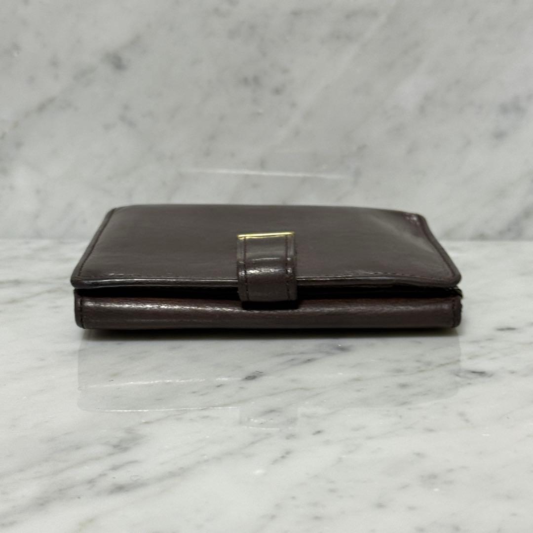 90s OLD COACH オールドコーチ 二つ折り財布 本革 レザー ブラウン