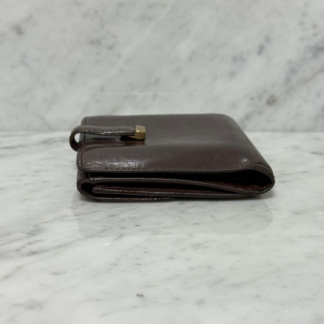 90s OLD COACH オールドコーチ 二つ折り財布 本革 レザー ブラウン