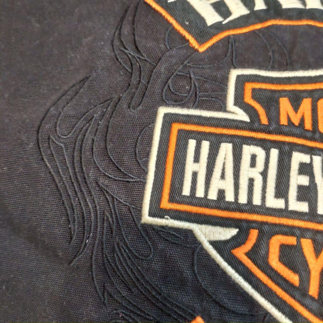 Harley-Davidson ダックジャケット 2XL リバーシブル 刺繍