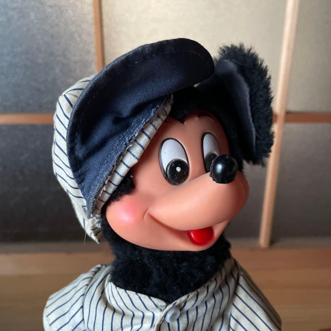 ミッキーマウス　ミニーマウス　ヤングエポック　昭和レトロ　ぬいぐるみ　当時物