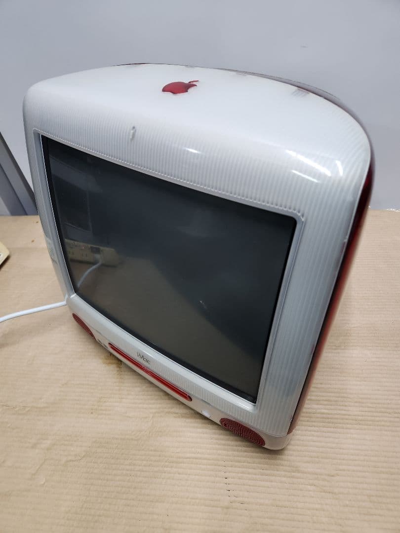 【Apple iMac G3 DV ストロベリー】レトロPC 2000年モデル
