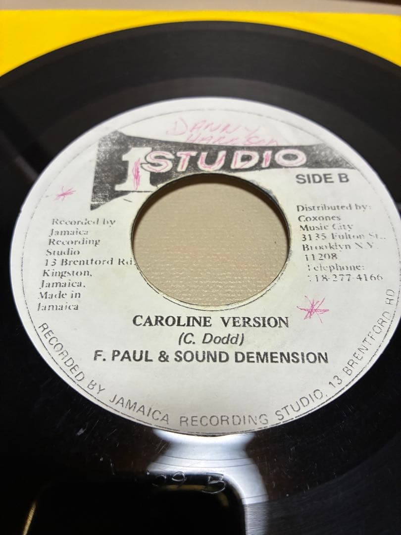 洋楽 FRANKIE PAUL CAROLINE