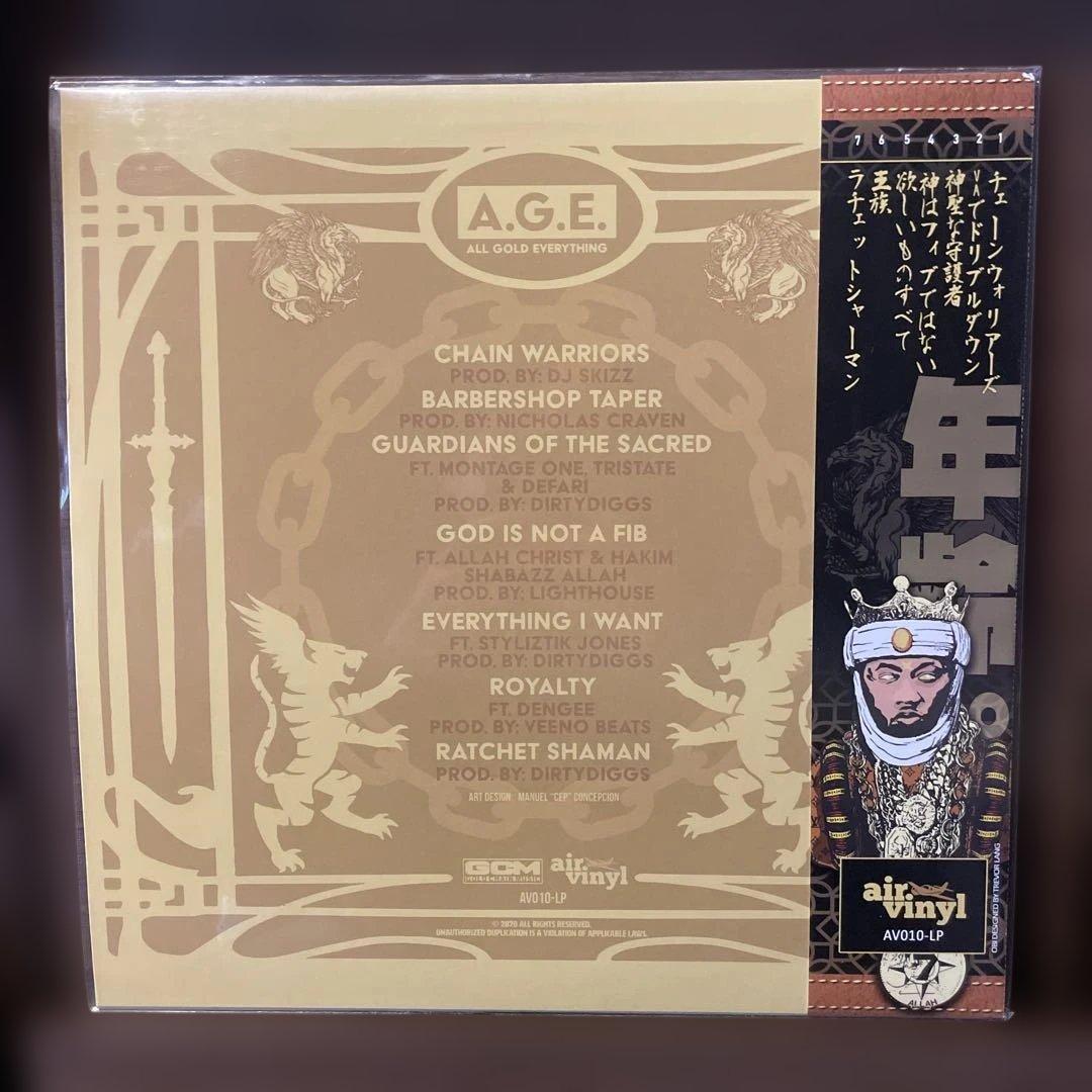 邦楽 PLANET ASIA A.G.E.ALL GOLD EVERYTHING LP