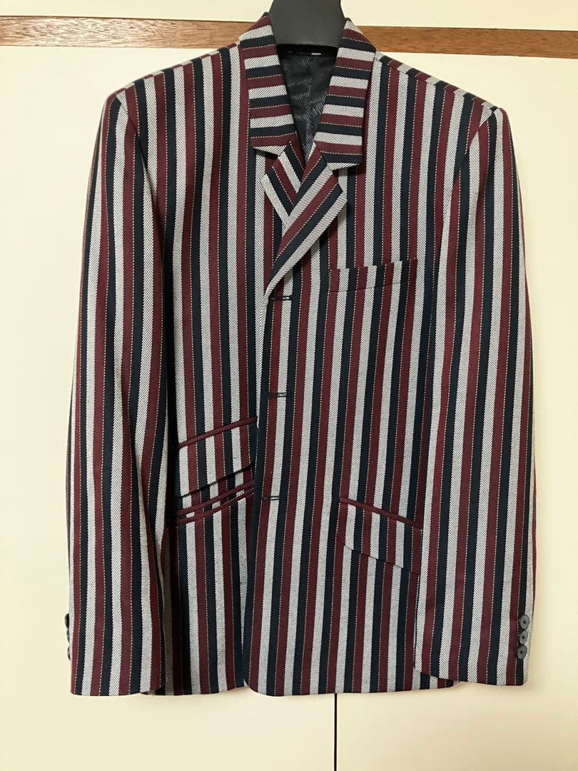 MADCAP ENGLAND テーラードジャケット サイズ34 ストライプ柄