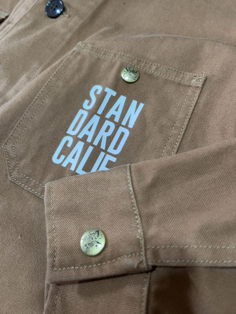 【木村拓哉着用モデル】STANDARD CALIFORNIA高級カバーオール茶L