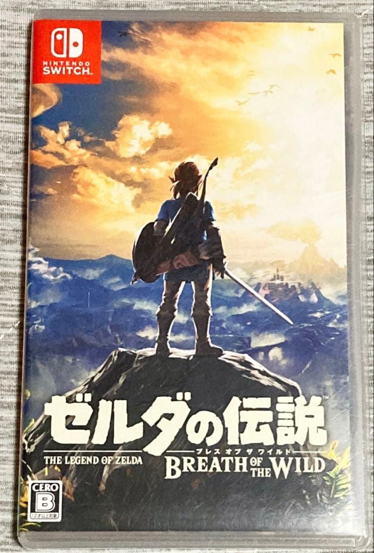 任天堂スイッチゼルダの伝説ブレスオブザワイルドレディースメンズ冒険（動作確認⭕️）