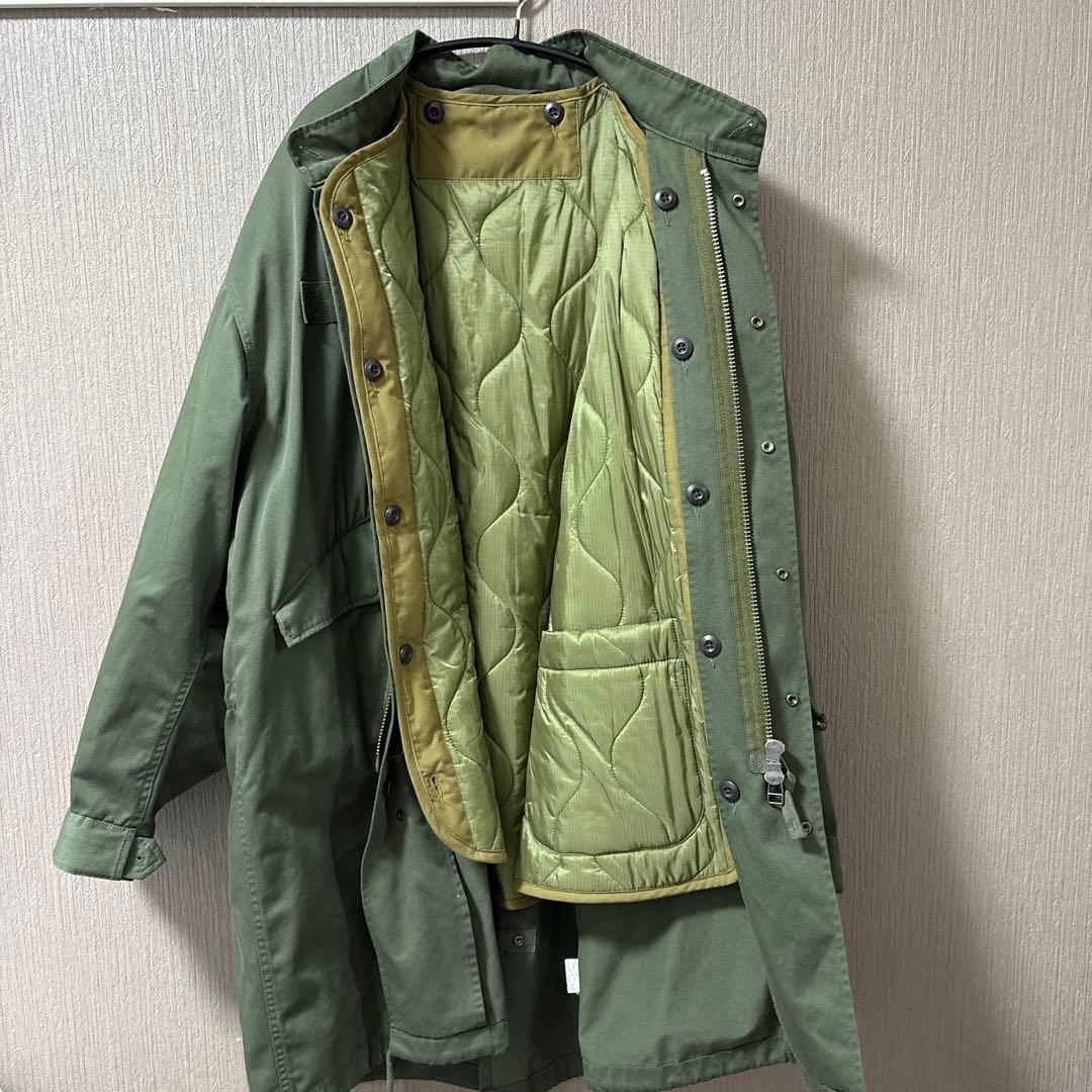 【美品】アダムエロペ　M-65 ビッグシルエット モッズコート　ライナー付き　M