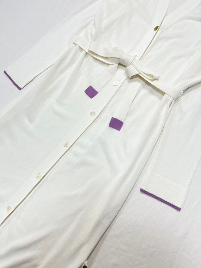 新品✨PS Paul Smith ポールスミス　ロングカーディガン　M ホワイト