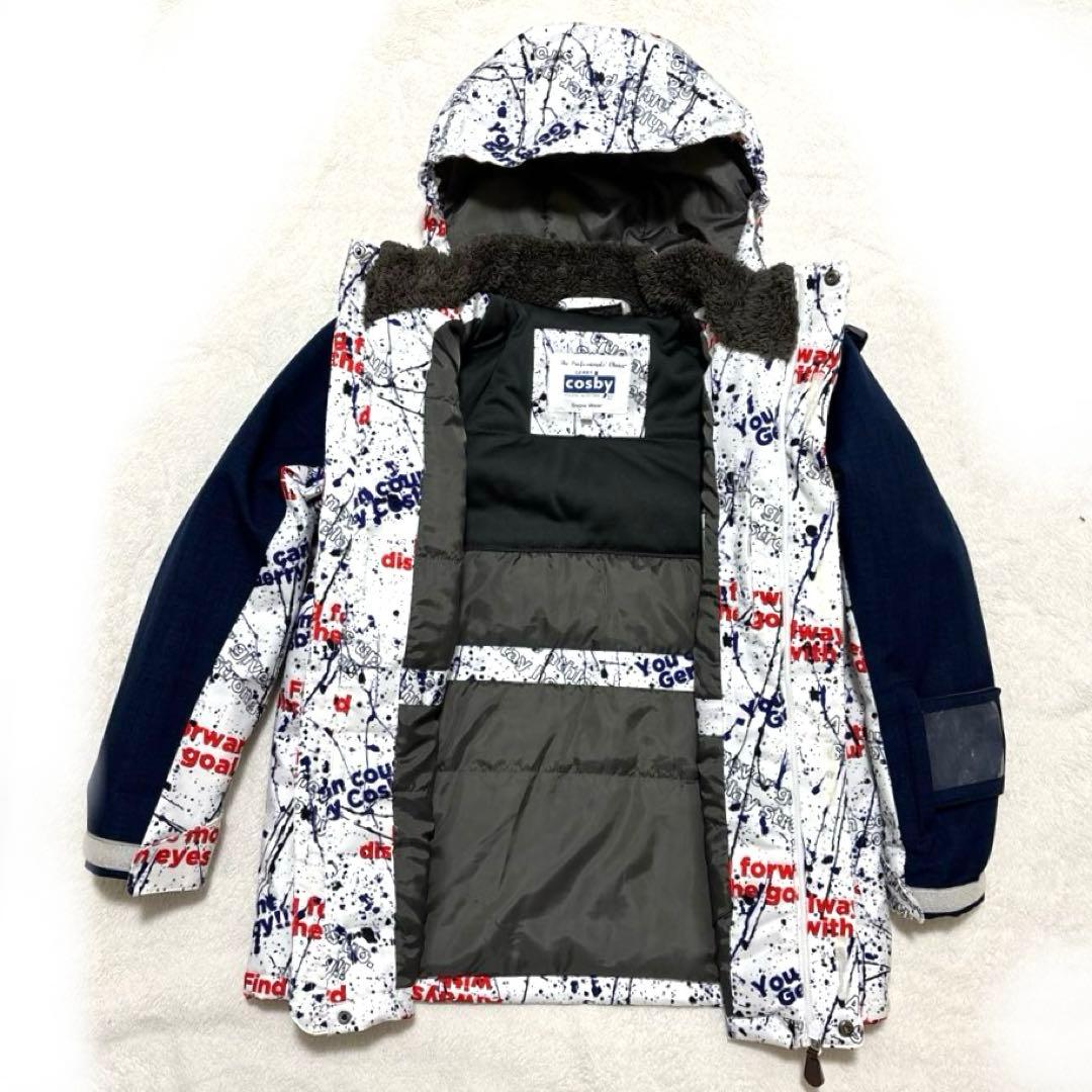 【バラ様】コスビー スキースノーボードウェア 140 上下 男の子 キッズ 防寒