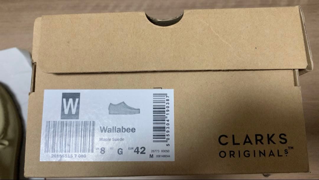 CLARKS ORIGINALS ワラビーシューズ メープル