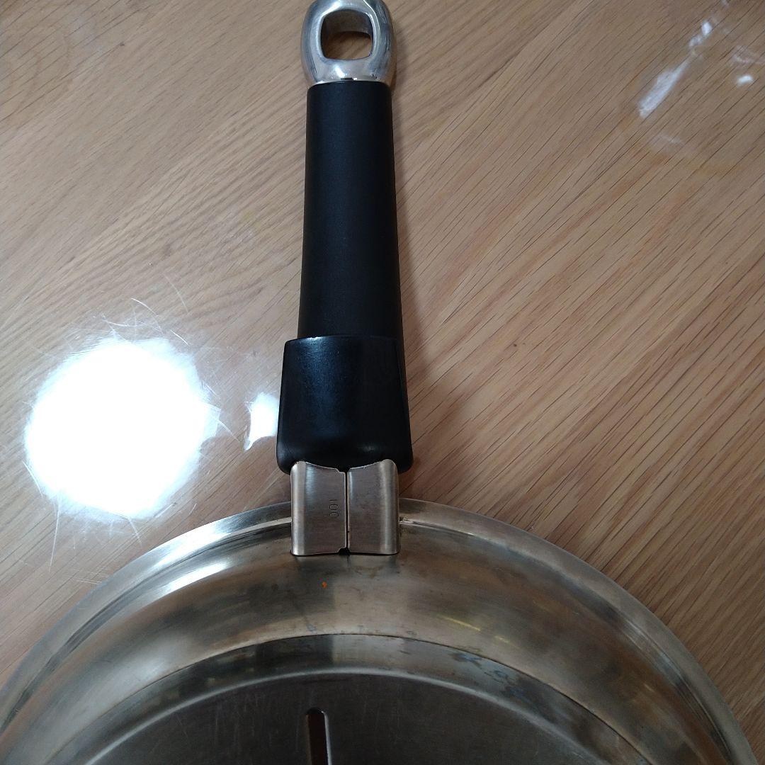 ドイツ製フィスラー Fissler ステンレス鋼 フライパン 片手鍋 26cm