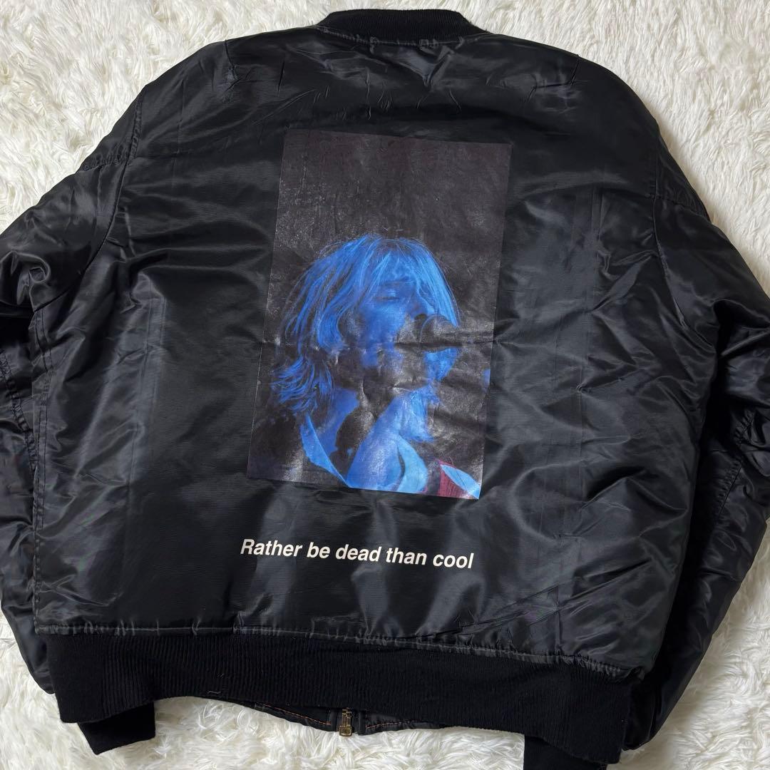 美品✨Lサイズ カートコバーン MA-1 ジャケット ロスコ　NIRVANA