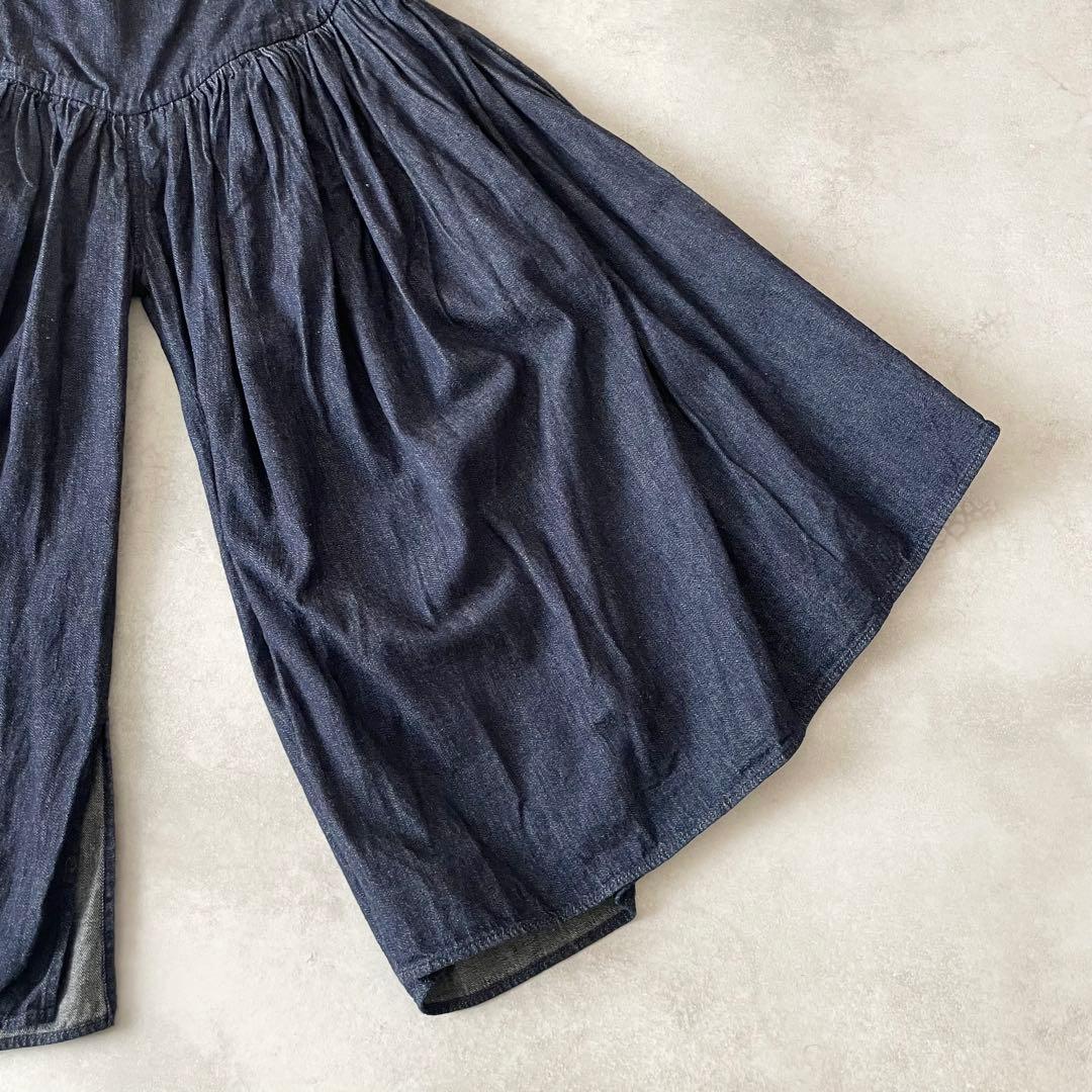 Kapital デニム アミッシュパンツ ギャザー ガウチョ ワイド 日本製 1