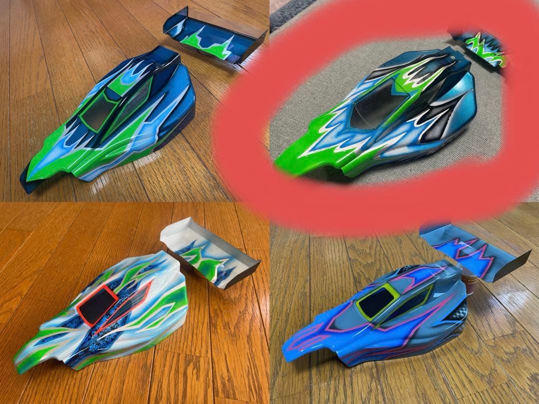 YU　タミヤ　NSX スペアボディ　塗装