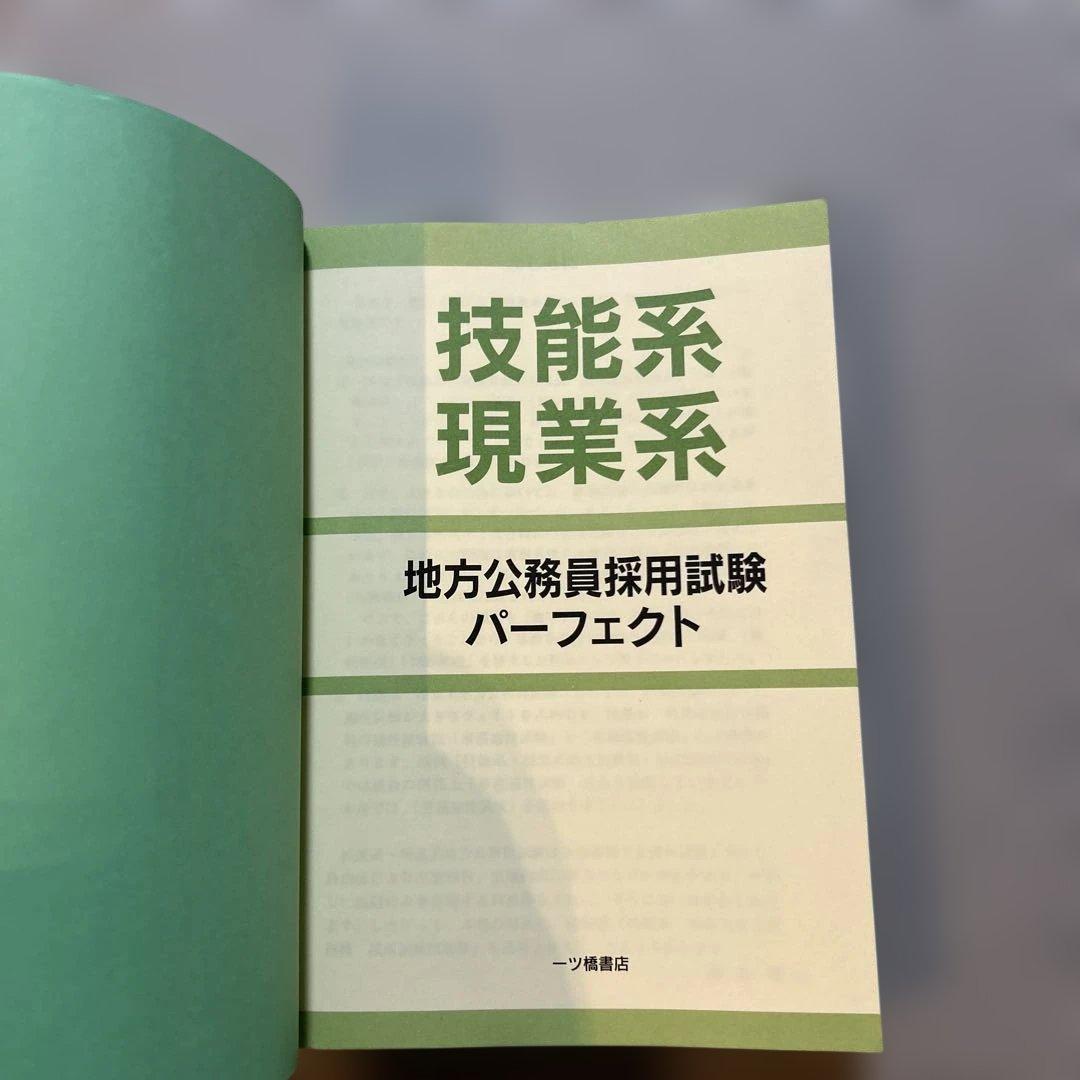 希少⭐︎廃盤　技能系・現業系地方公務員採用試験パーフェクト 〔2010〕改訂2版
