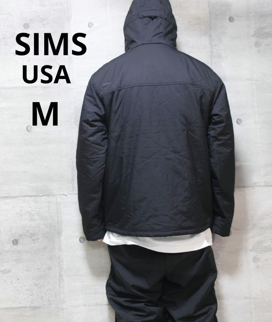 【美品 極暖 中綿入り】高撥水 マイクロリップ【M】SIMS スノージャケット