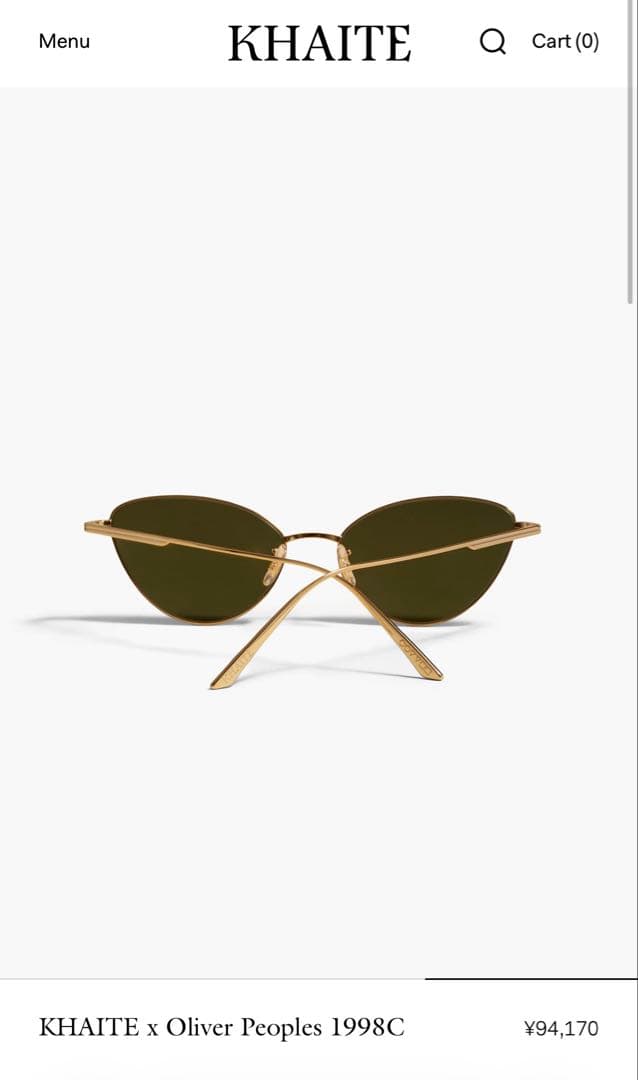 KHAITE x Oliver Peoples 1998C サングラス