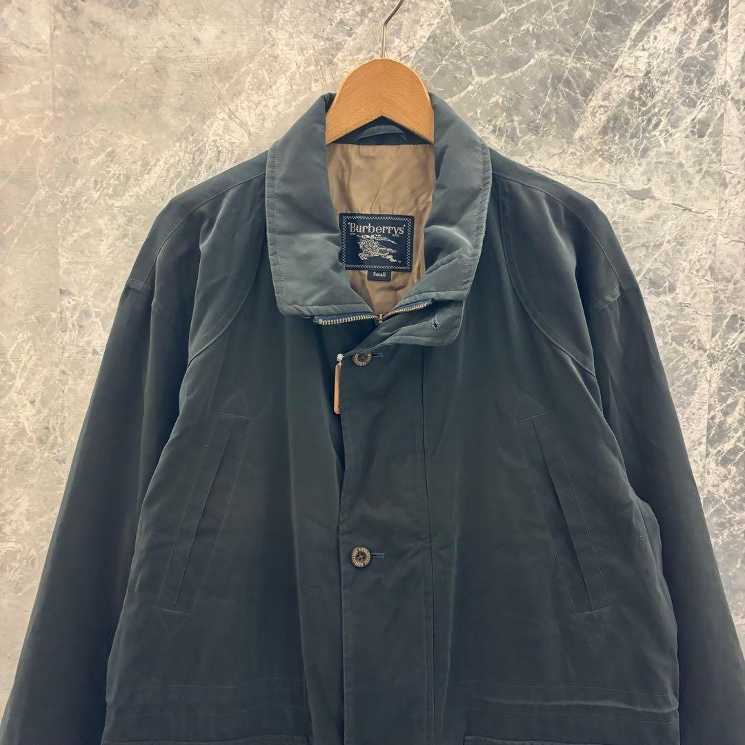 【美品】 BURBERRY バーバリー メンズ カバーオール ブラック 黒