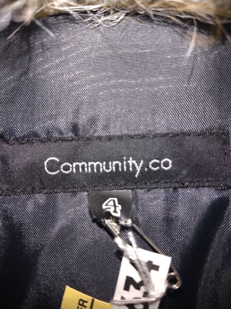 イ*茂様 Community.co ブラック モッズコート