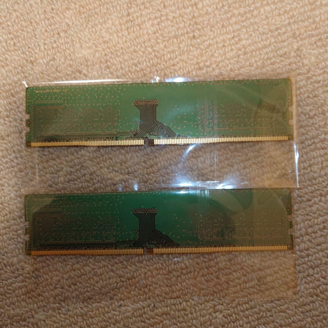 【動作確認済み】Samsung製 DDR4-3200 16G（8GB×2 ）