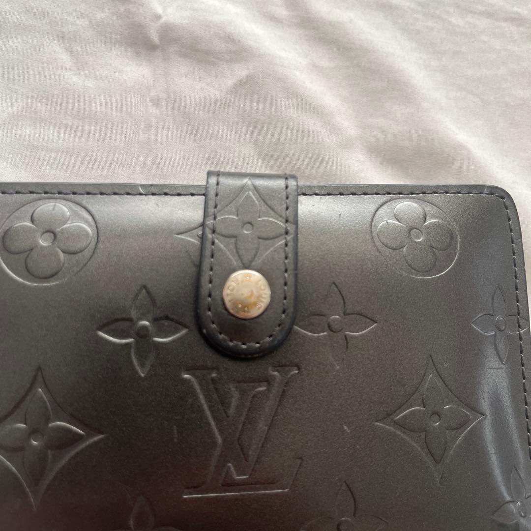 ルイヴィトン LOUIS VUITTON モノグラムマット がま口 折り財布