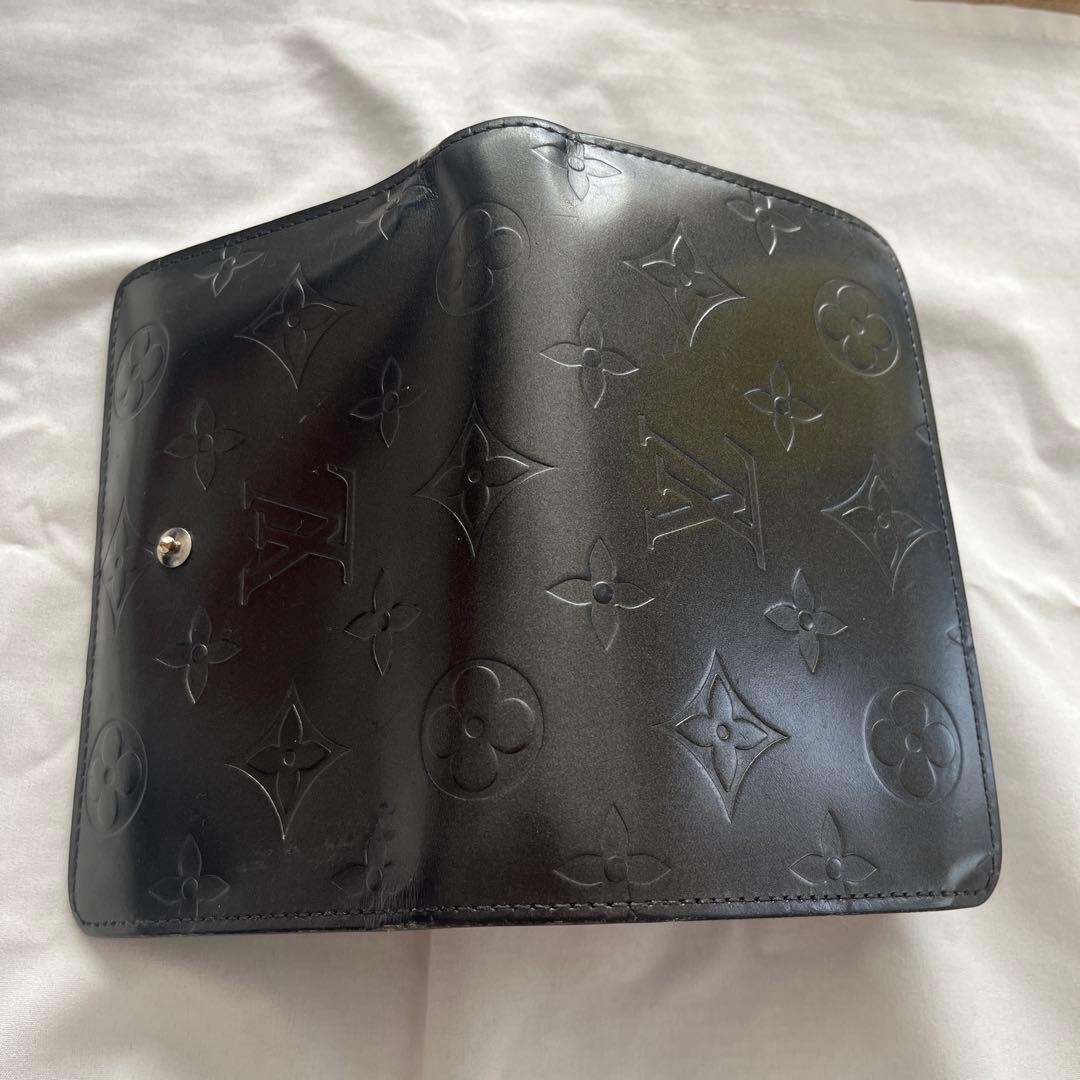 ルイヴィトン LOUIS VUITTON モノグラムマット がま口 折り財布