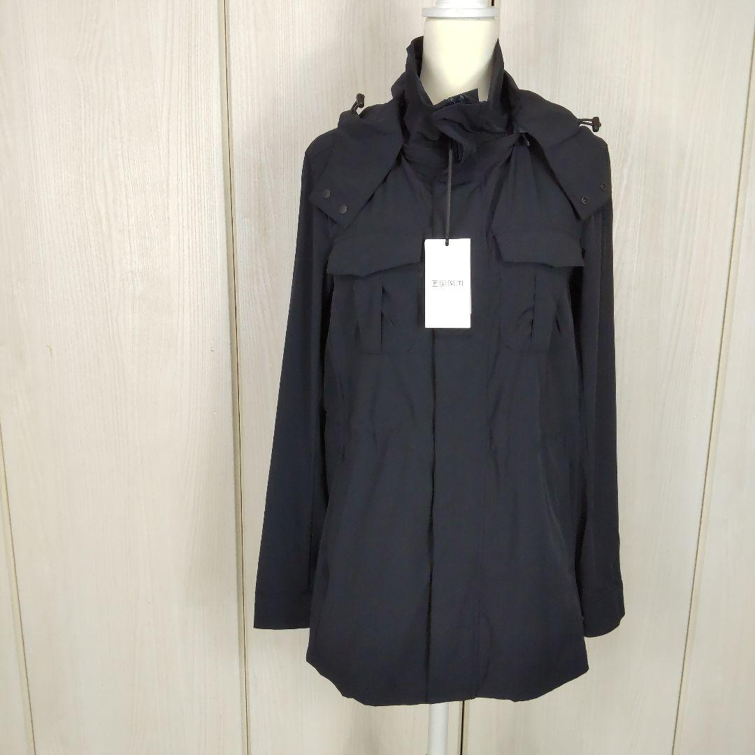 新品 プラステ 2wayナイロンストレッチ ミリタリーコート M