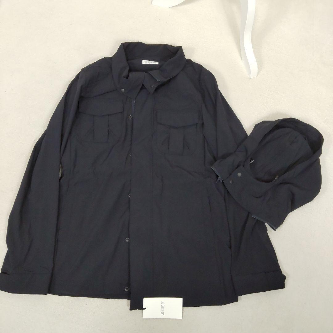 新品 プラステ 2wayナイロンストレッチ ミリタリーコート M