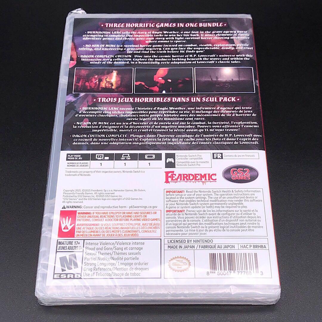 Feardemic Horror Bundle 北米版 switch スイッチ