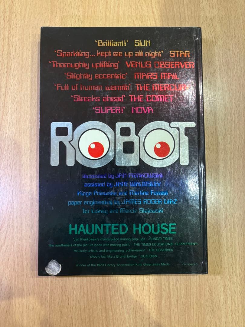 希少・初版ROBOT Jan Pienkowski 洋書 1981年