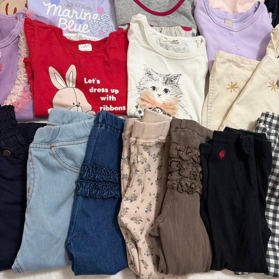 ひ*様 子供服　女の子服　春夏　まとめ売り　100センチ　53点セット
