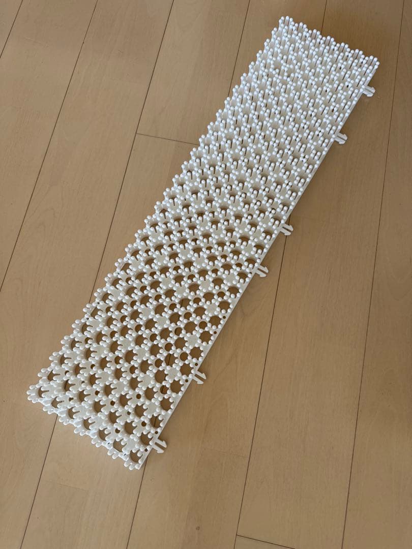 12枚　スノートレーニング専用人工芝　スノーマット　ホワイト