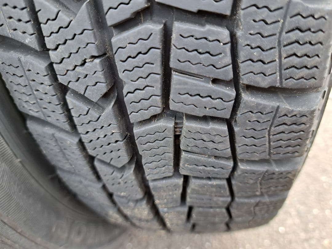 バリ山！155/65R14×4雪道安心！信頼と剛性のダンロップWM！送料￥300