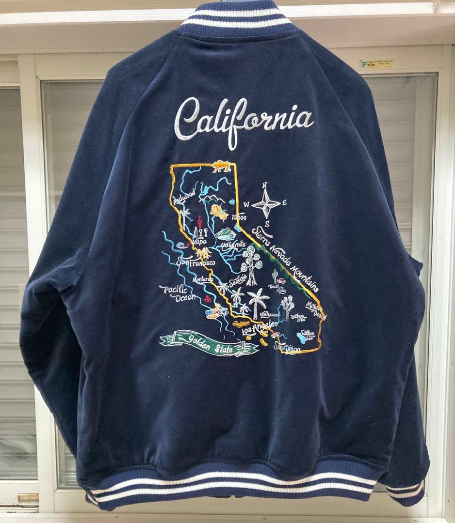 スタンダードカリフォルニア　スーベニア ジャケット　navy Ｌ