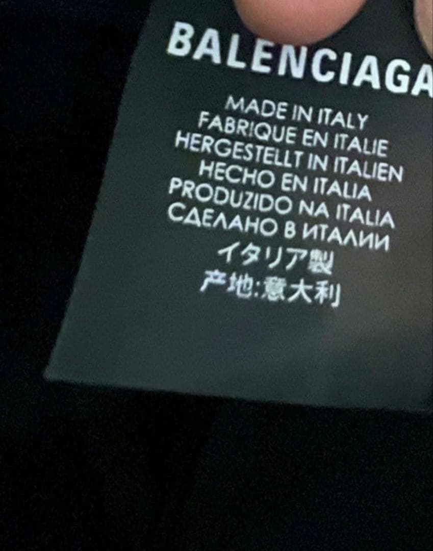 BALENCIAGA キャップ　ブラック