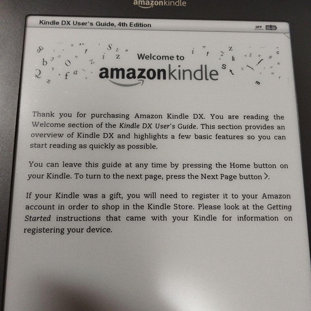 Kindle(キンドル)　dx　【状態悪い】