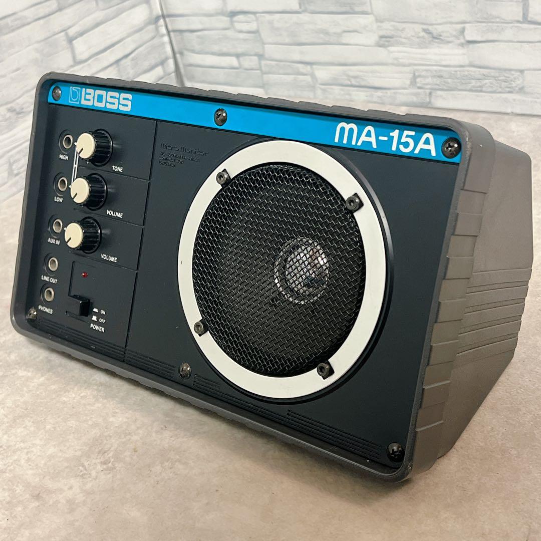 BOSS MA-15A マイクロモニター パワードスピーカー 分解清掃済み