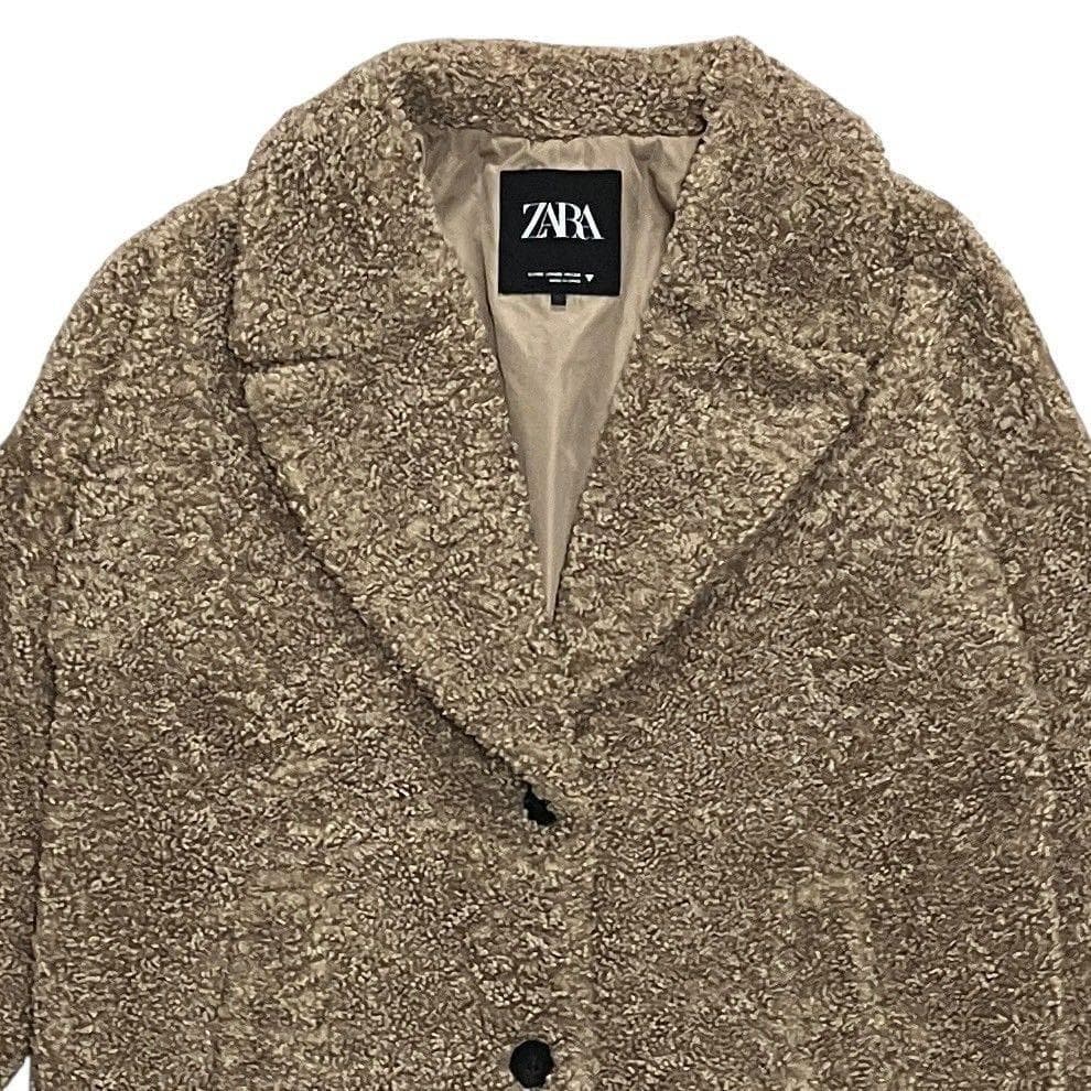 ZARA ザラ　テディベアコート　チェスターコート　ロングコート　アウター　XS