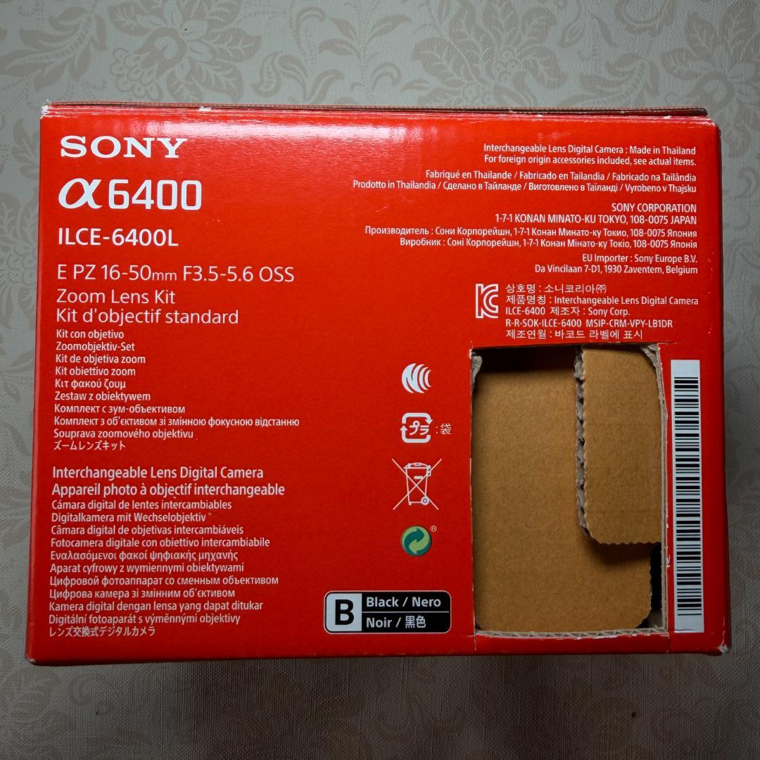 送料無料！中古品Sony α6400 ミラーレスカメラ E PZ 16-50mm
