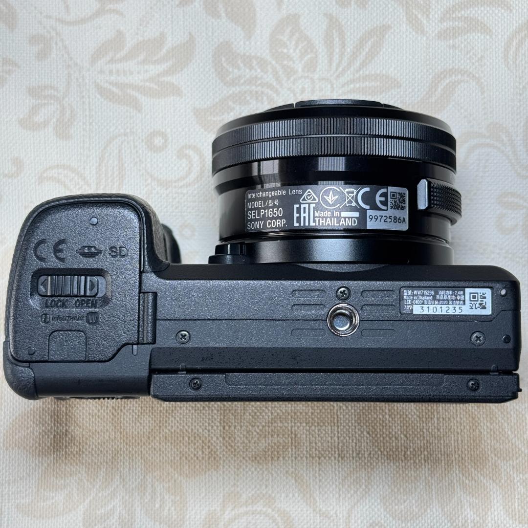 送料無料！中古品Sony α6400 ミラーレスカメラ E PZ 16-50mm