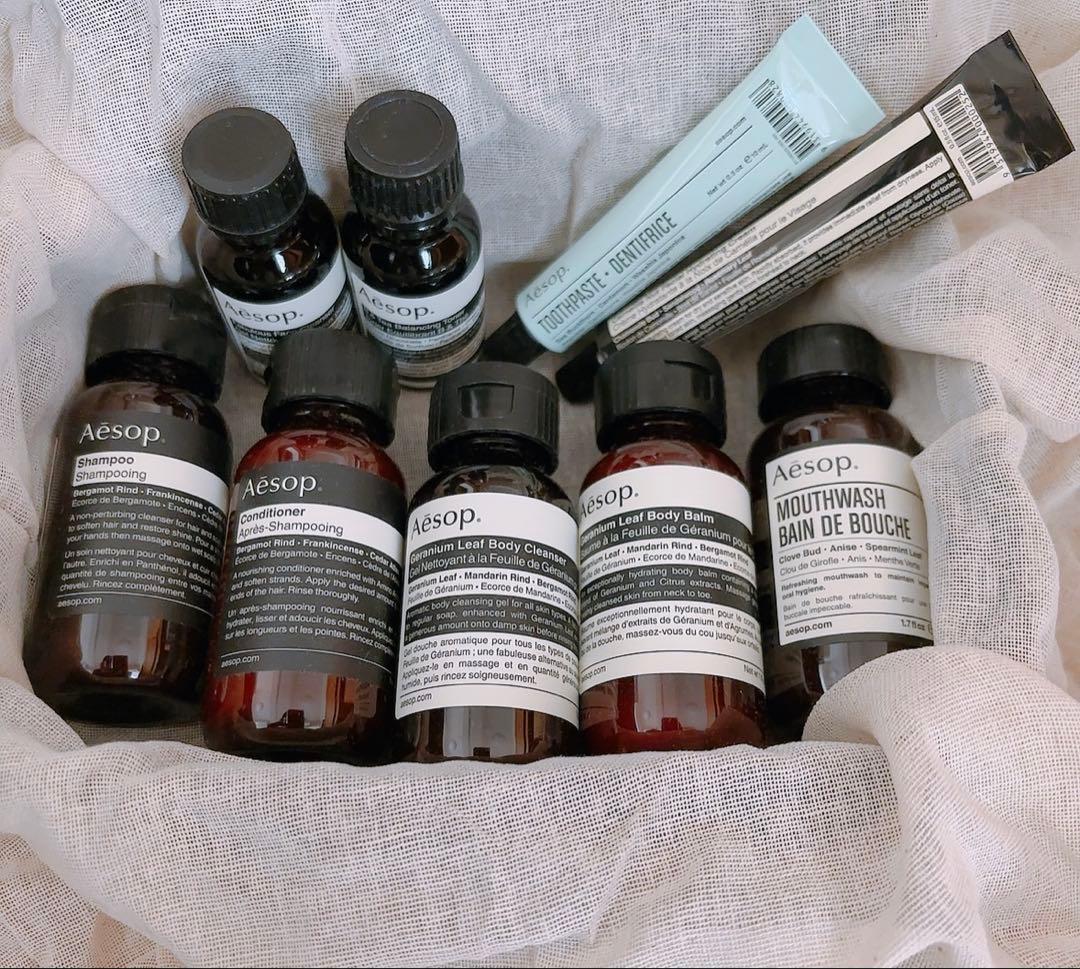 【新品/未使用/試供品付】Aesop Amsterdam 旅行用化粧品セット
