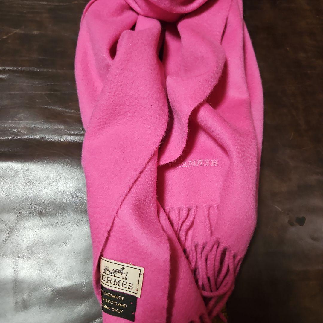 HERMES　エルメス　カシミヤマフラー