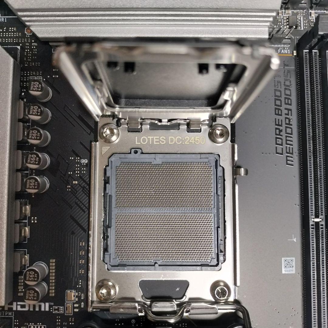 Crucial DDR5-4800 16GB×2 ＋ B650Mジャンクマザー