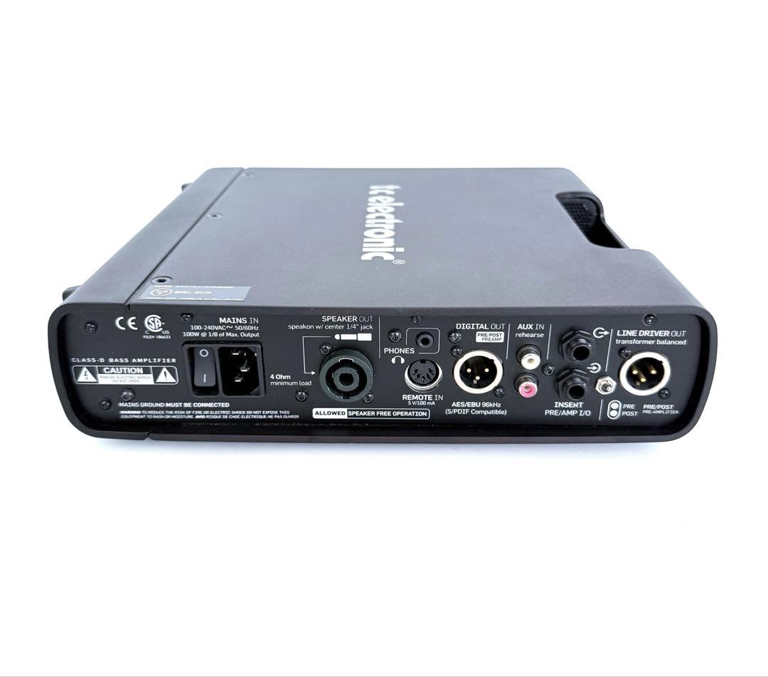 【動作良好】tc electronic RH750 ベースアンプヘッド