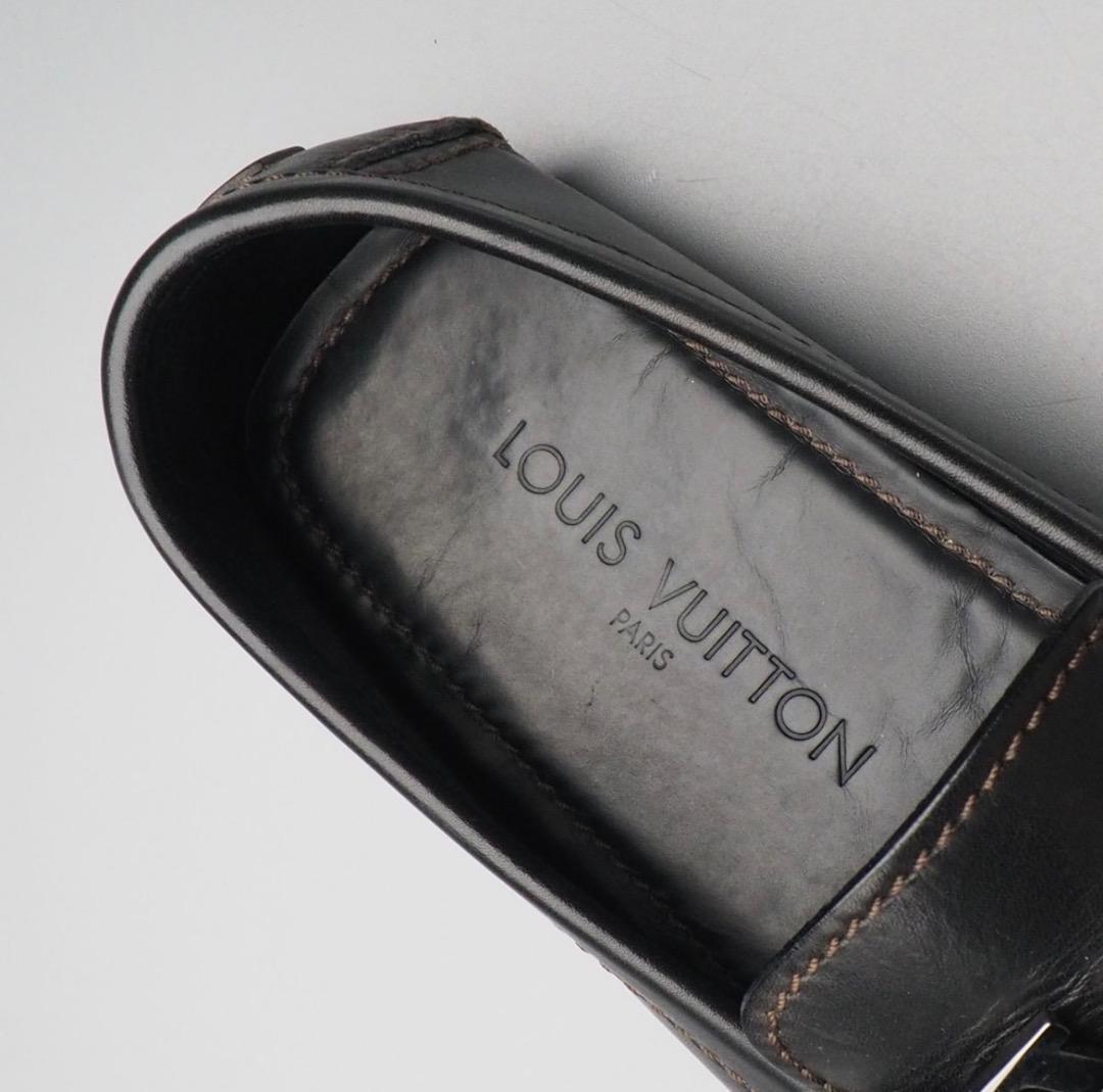 極美品　ルイヴィトンLOUIS VUITTON レザーモカシン　シューズ革靴