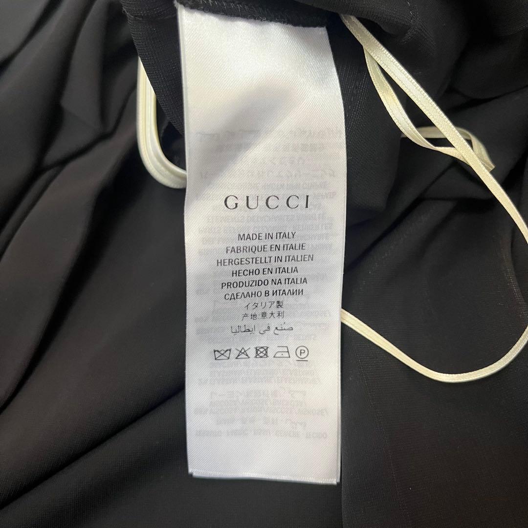 GUCCI ミケーレ期 ボウタイフリルワンピース 長袖 クリーニング済 S