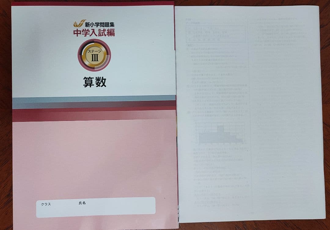 【最新版】新品 新小学問題集 中学入試編 算数Ⅲ 小６他【解答付】