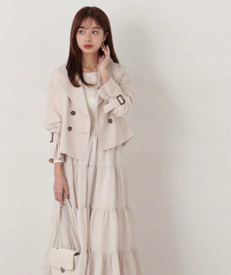 ベーシックショートトレンチコートPROPORTION BODY DRESSING